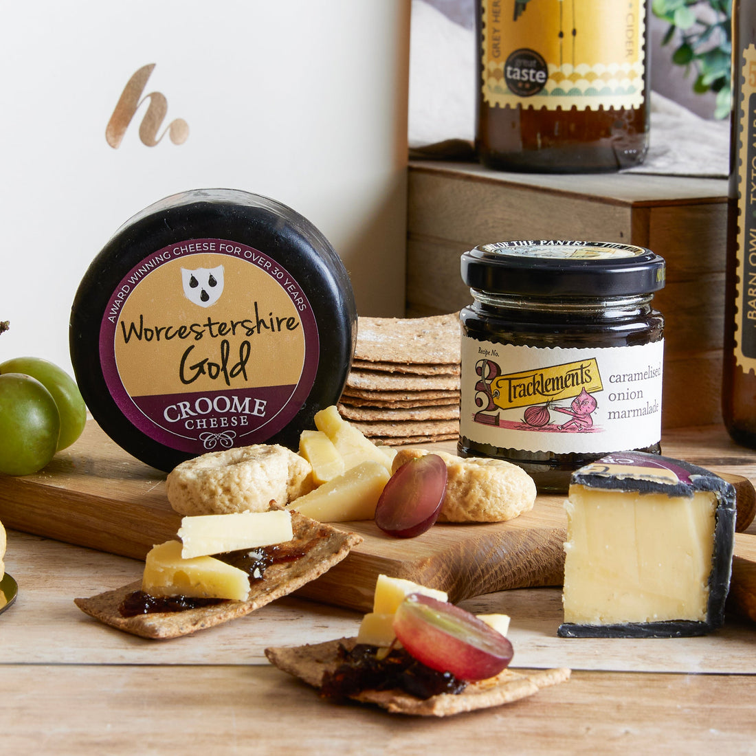 Introducing our Cheese and Wine Hampers