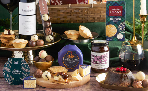 Luxury Cheese and Wine Christmas Hampers