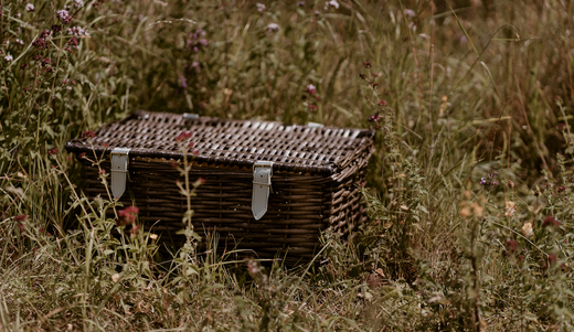 How To Repurpose A Wicker Basket, Hamper Or A Gift Box