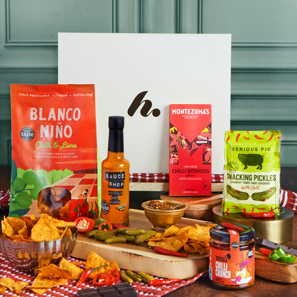 Main image of 'Hot Stuff' Chilli Lover's Gift Box, a luxury gift hamper from hampers.com UK