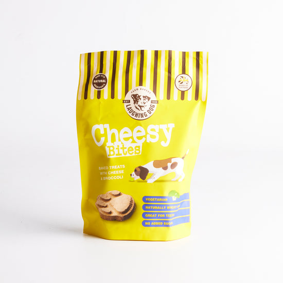 Image of 125g Wheat Free Cheesy Bites by The Laughing Dog, part of luxury gift hampers from hampers.com UK