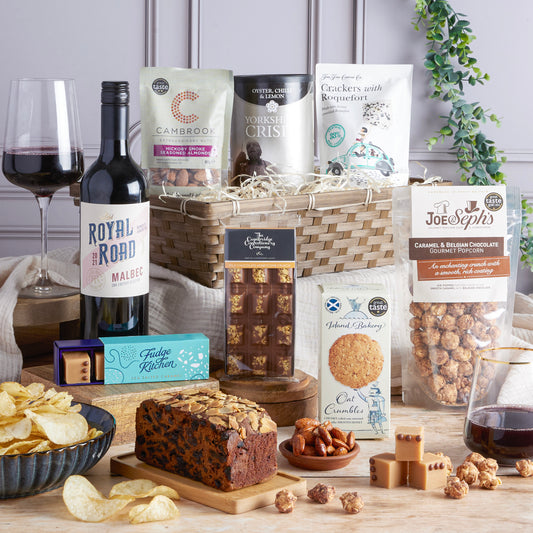 Main Image of Gourmet Food & Wine Hamper, a luxury gift hamper from hampers.com UK