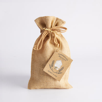 Honey & Oat in a Hessian Bag by Farmhouse Biscuits