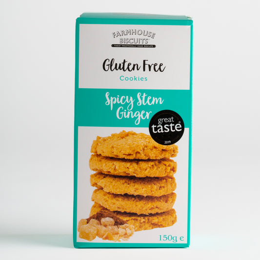 150g Farmhouse biscuits Gluten Free Spicy Stem Ginger