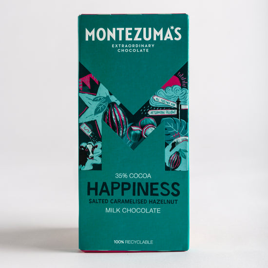 90g Montezuma's Happiness Chocolate Bar