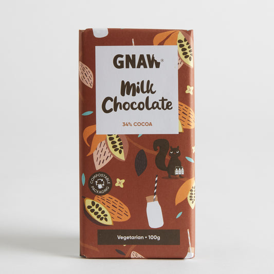 80g Gnaw Milk Chocolate Bar