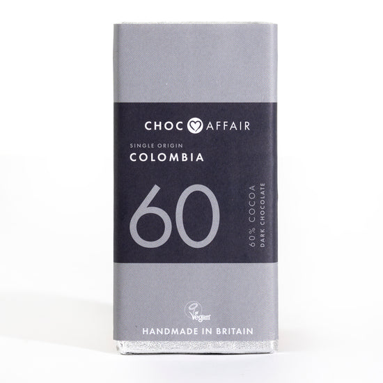 Choc Affair Columbian 60% Dark Chocolate Bar