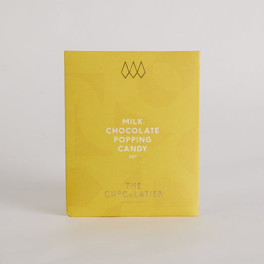 50g Popping Candy Milk Chocolate Bar by The Chocolatier