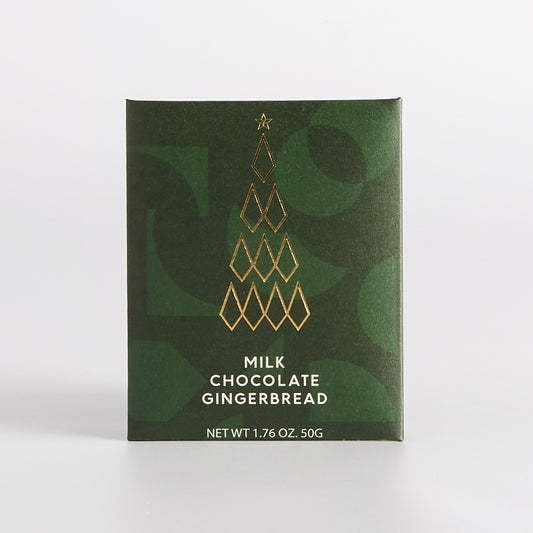 50g Gingerbread Milk Chocolate Bar by The Chocolatier