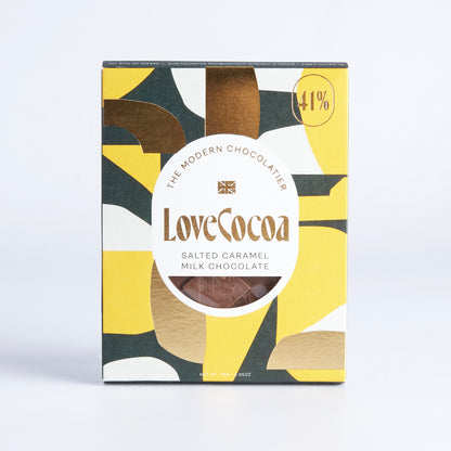 75g Salted Caramel Milk Chocolate Bar by Love Cocoa