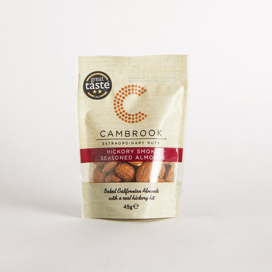 45g Hickory Smoke Seasoned Almonds by Cambrook