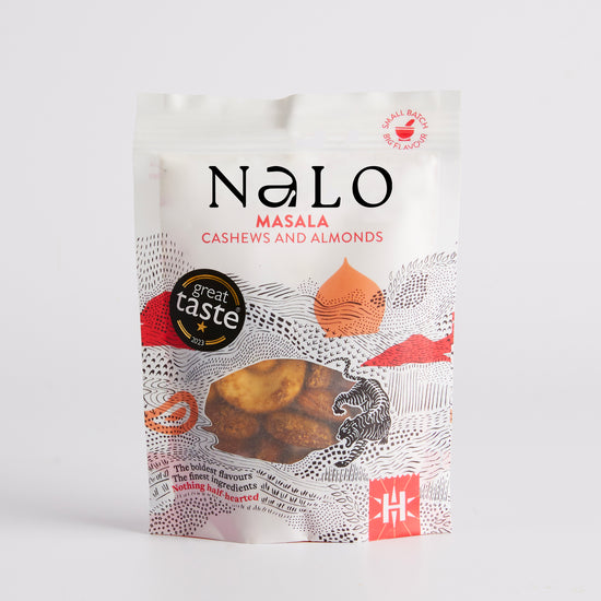 40g Masala Cashews & Almonds by Nalo