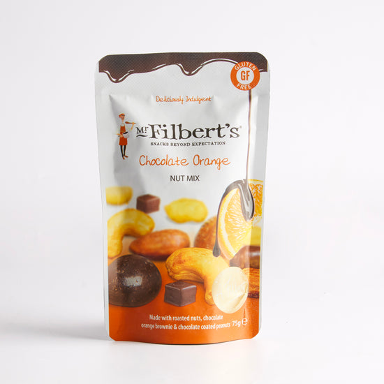 75g Chocolate Orange Nut Mix by Mr Filbert's