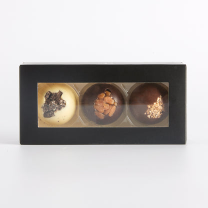 54g Three Luxury Chocolate Domes by The Cambridge Confectionary Company