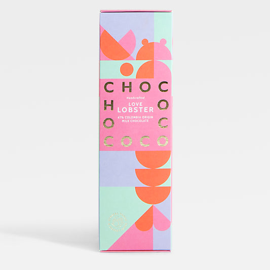 125g 47% Columbia Milk Chocolate Love Lobster by Chococo