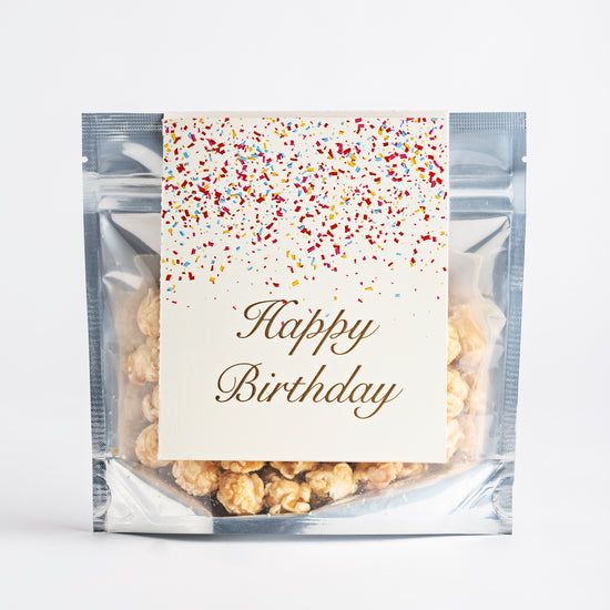 30g Happy Birthday Salted Caramel Popcorn