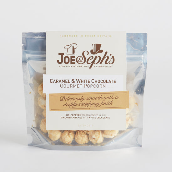 32g J&S Caramel & White Chocolate Popcorn