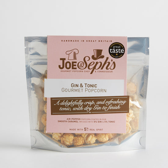 32g J&S Gin & Tonic Popcorn in pink