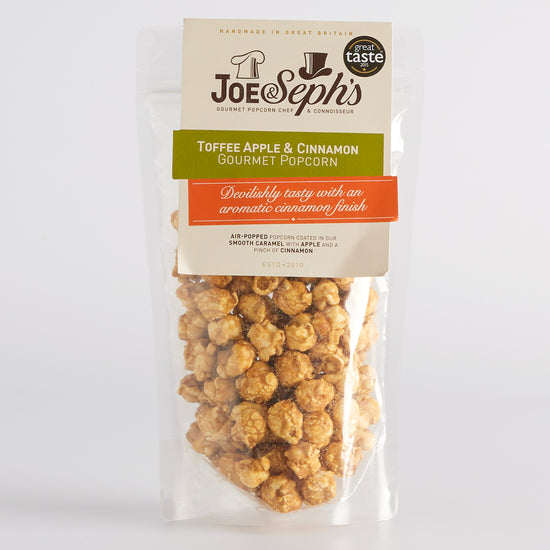 80g Toffee Apple & Cinnamon Popcorn by Joe & Seph's