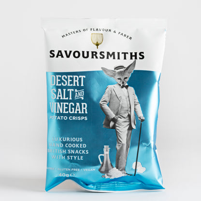 40g Savoursmiths Desert Salt & Vinegar Crisps