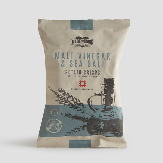 40g Made For Drink Malt Vinegar & Sea Salt Potato Chip