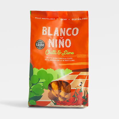 170g Chilli & Lime Tortilla Chips by Blanco Nino