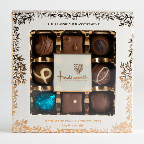 110g Holdsworth Chocolates Classic Milk Chocolate Window Box