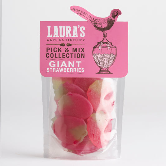 150g Laura's Giant Strawberries pouch