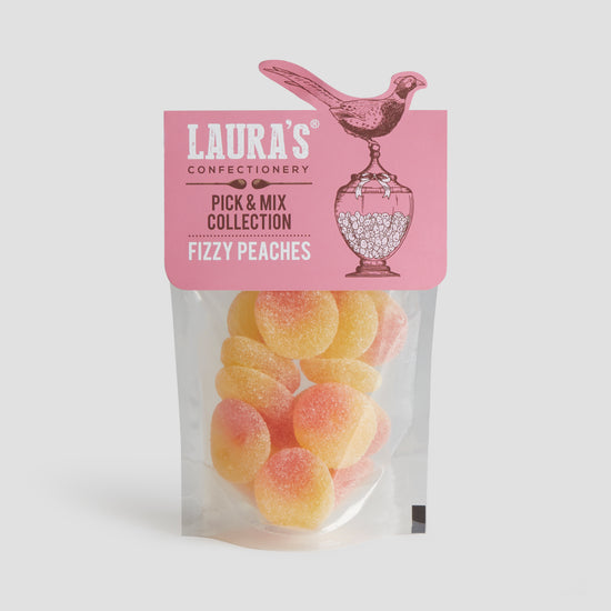 Laura's Fizzy Peaches 148g