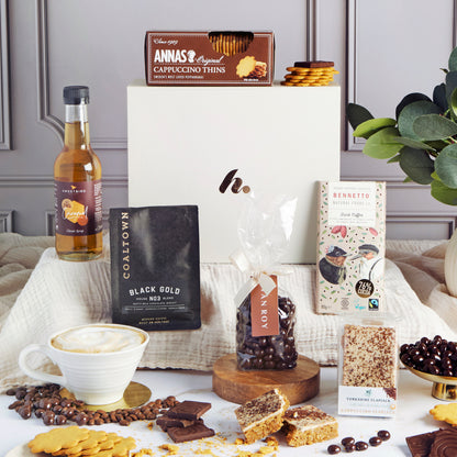 Main image of Luxury Coffee Lover's Hamper, a luxury gift hamper from hampers.com UK