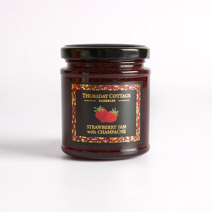 210g Strawberry Jam with Champagne by Thursday Cottage