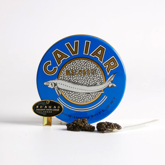 Caviar Keepsake Tin with Mother of Pearl Spoon & Opener