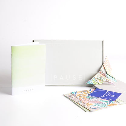 Mind Charity 'Pause' Wellness Gift Box with Origami Kit