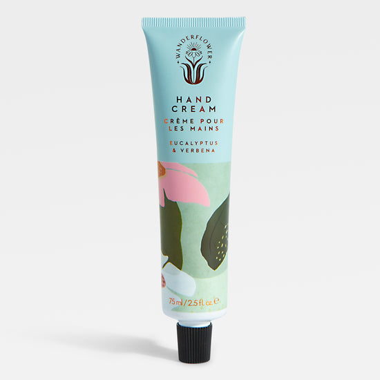 Image of 50ml Hand Cream by Wanderflower, part of luxury gift hampers from hampers.com UK