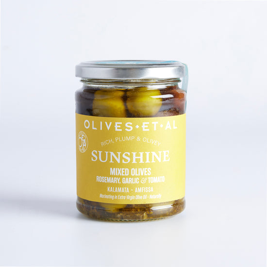 150g Olives Et Al Sunshine Rosemary & Garlic Olives