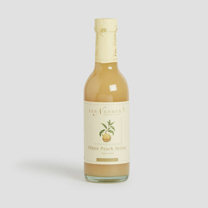 Image of 250ml White Peach Nectar from Van Nahmen, part of luxury gift hampers from hampers.com UK