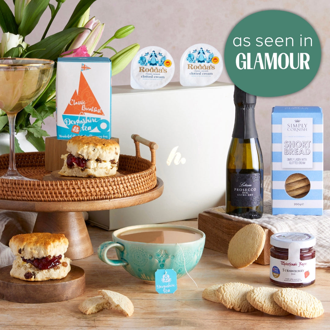 Main image of British Cream Tea Hamper, a luxury gift hamper from hampers.com UK