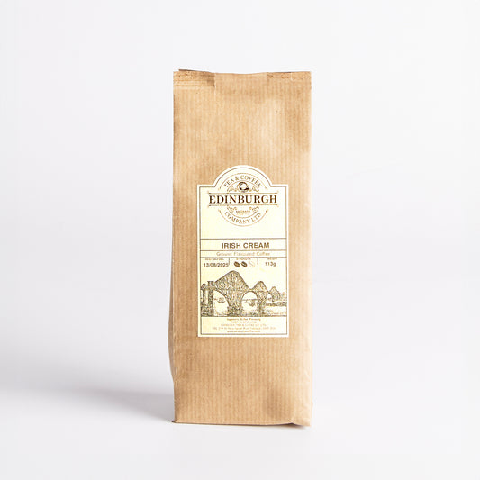 Image of 113g Irish Cream Coffee by The Edinburgh Tea and Coffee Company, part of luxury gift hampers from hampers.com UK