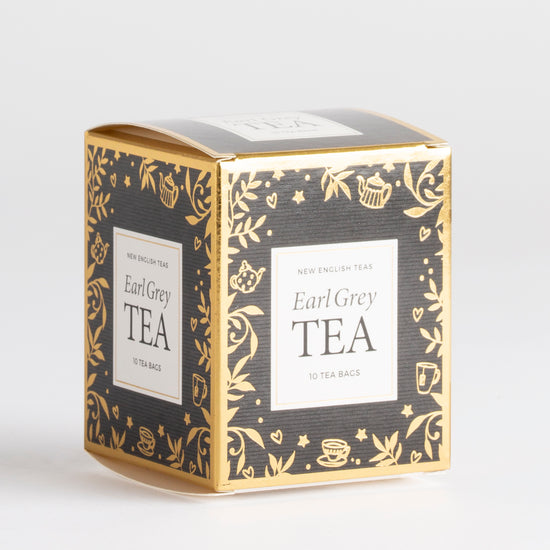 Grey and gold Earl Grey 10 Teabag