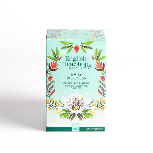 90g Daily Wellness Mixed Tea Box by The English Tea Shop Organic