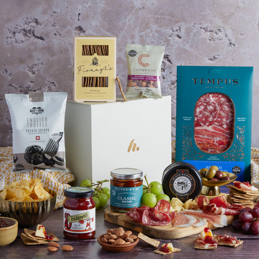 Main image of The British Charcuterie Tasting Hamper, a luxury gift hamper from hampers.com UK