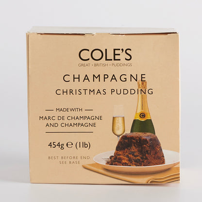 454g Champagne Christmas Pudding by Coles