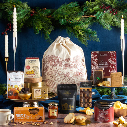 Main image of Festive Favourites Hamper, a luxury Christmas gift hamper at hampers.com UK