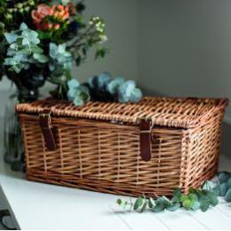 wicker gift hamper