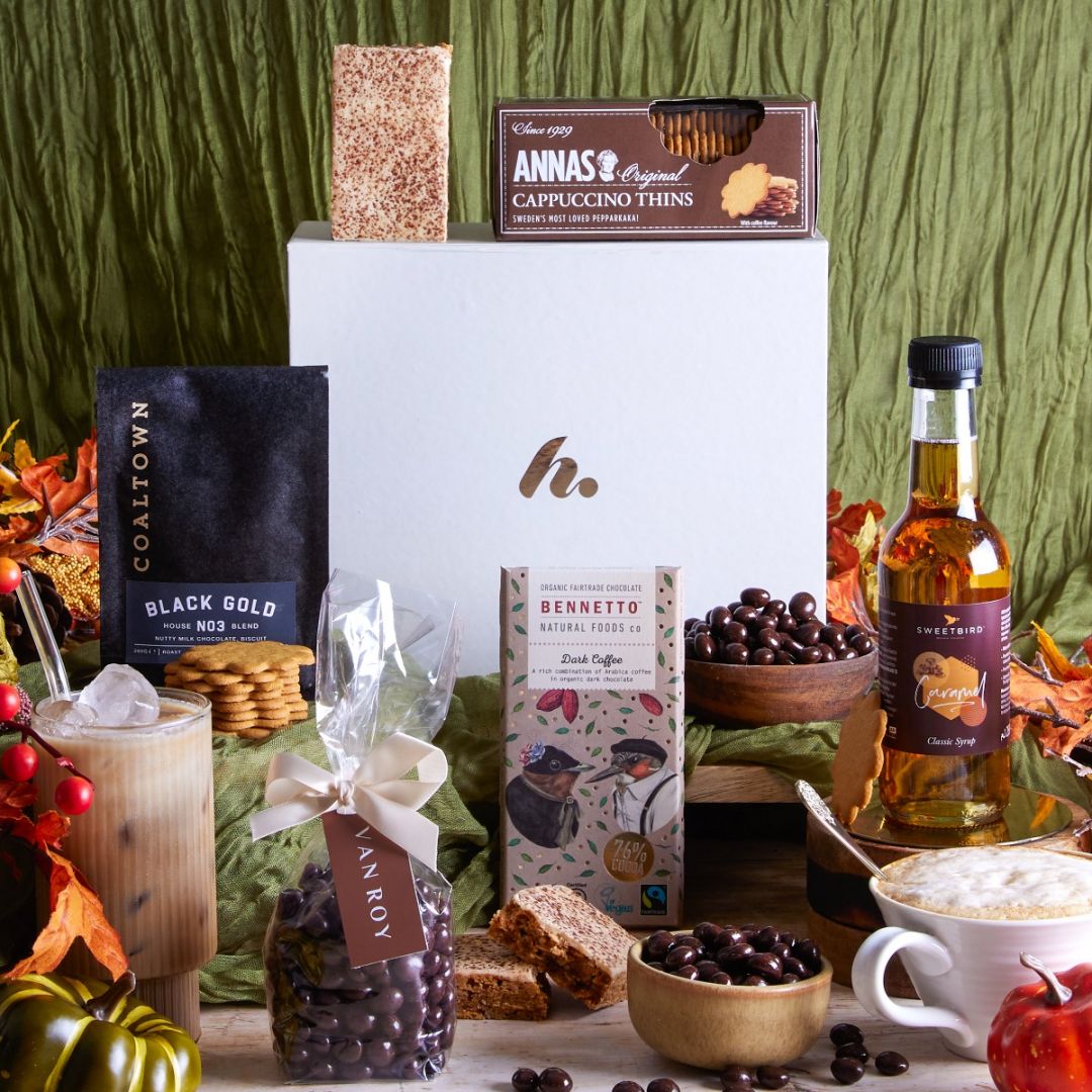 Main image of Luxury Coffee Lover's Hamper, part of luxury gift hampers from hampers.com UK