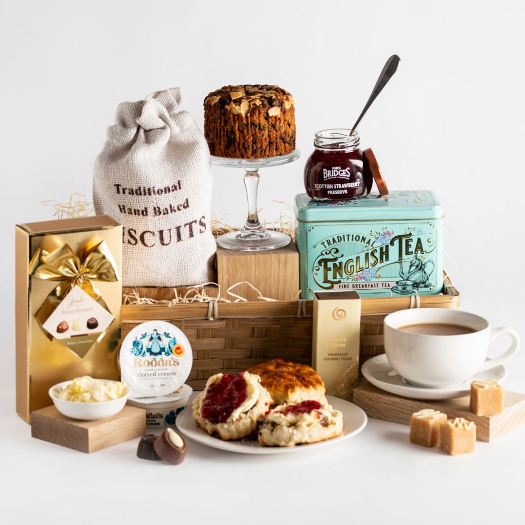 Luxury Cream Tea Gift Hamper Afternoon Tea Hampers