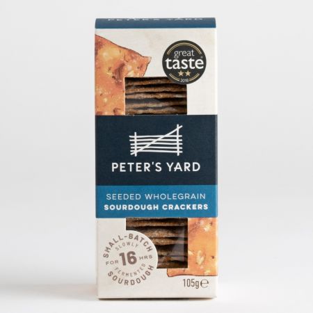 Peter's Yard Seeded Wholegrain Sourdough Crackers 105g