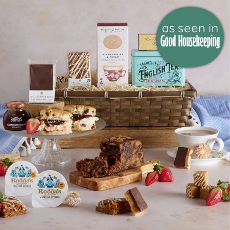 Main Luxury Cream Tea Gift Hamper, a luxury gift hamper at hampers.com