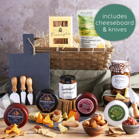 Main image of Luxury Cheeseboard Gift Hamper, a luxury gift hamper from hampers.com UK