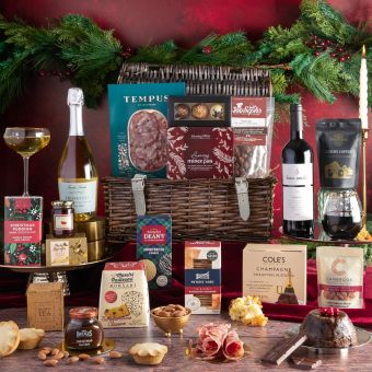 Main image of The Traditional Christmas Hamper, a luxury Christmas gift hamper at hampers.com UK